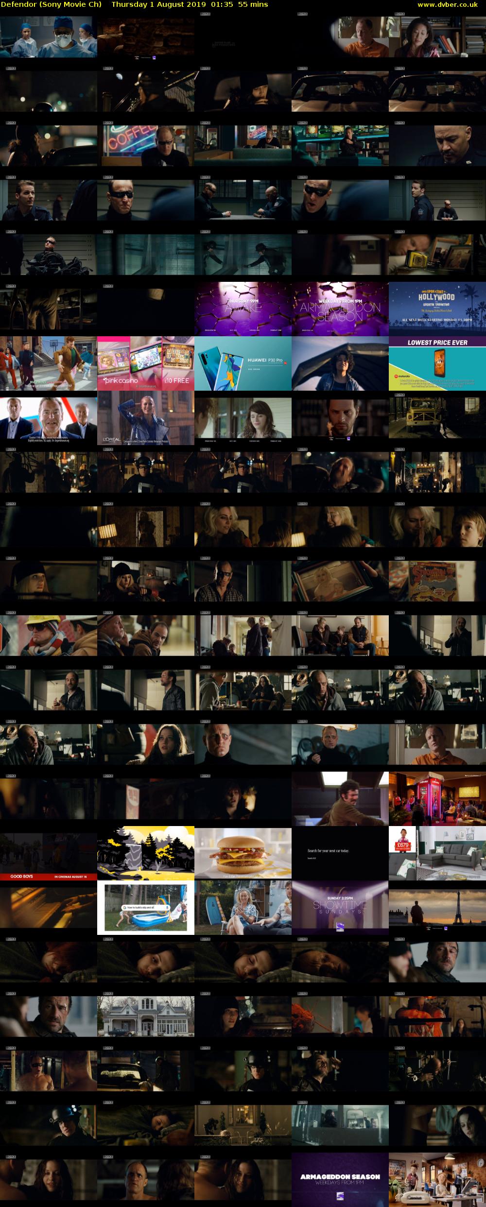Defendor (Sony Movie Ch) Thursday 1 August 2019 01:35 - 02:30