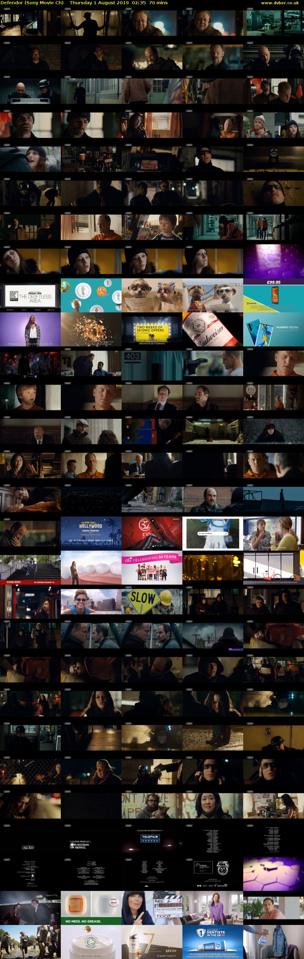 Defendor (Sony Movie Ch) Thursday 1 August 2019 02:35 - 03:45
