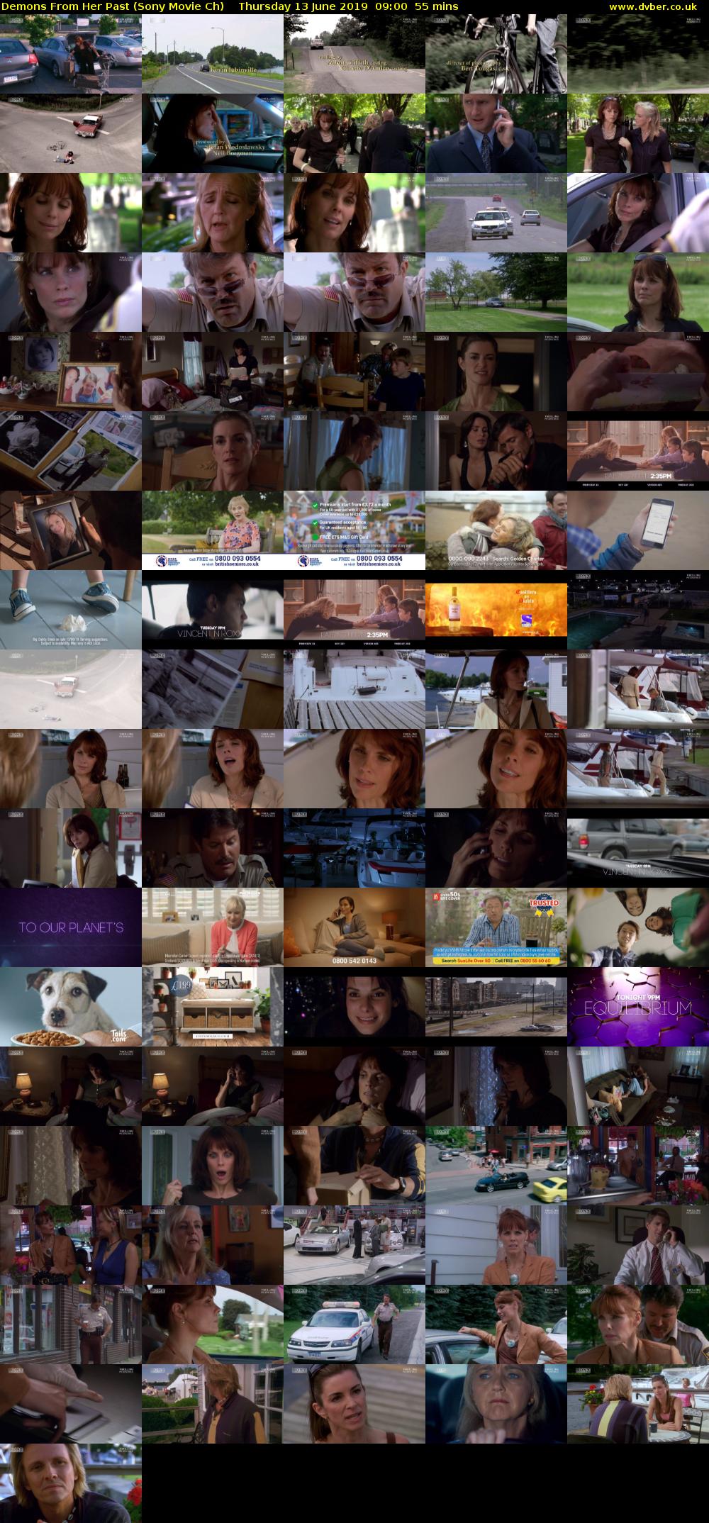 Demons From Her Past (Sony Movie Ch) Thursday 13 June 2019 09:00 - 09:55