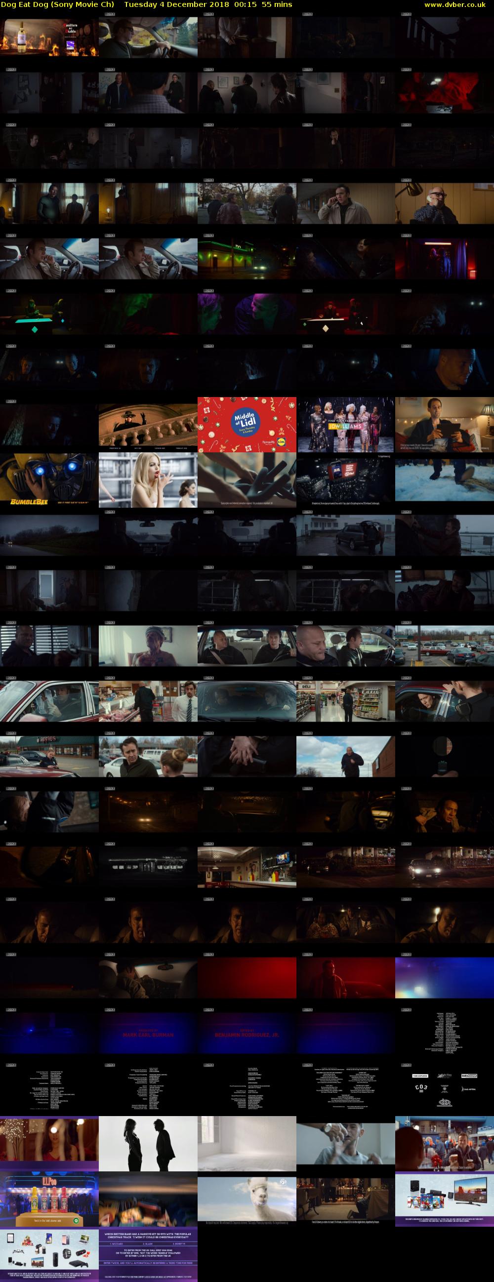 Dog Eat Dog (Sony Movie Ch) Tuesday 4 December 2018 00:15 - 01:10