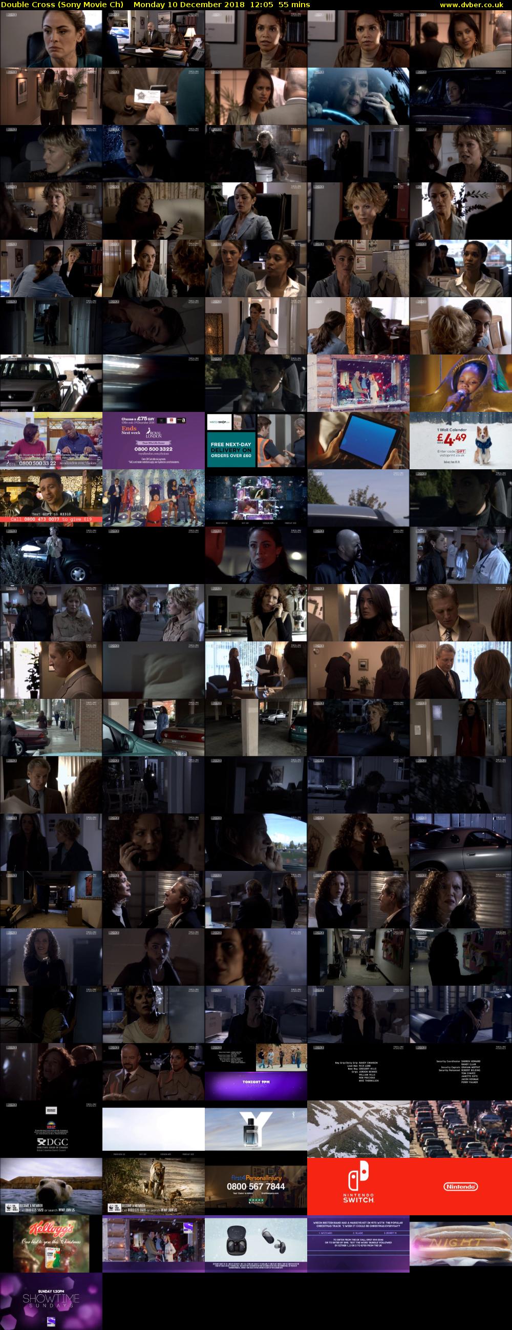 Double Cross (Sony Movie Ch) Monday 10 December 2018 12:05 - 13:00