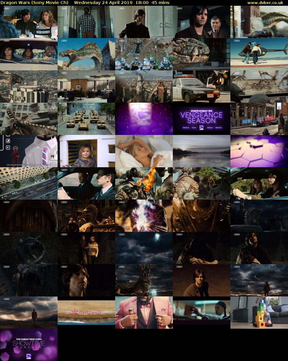 Dragon Wars (Sony Movie Ch) Wednesday 24 April 2019 18:00 - 18:45