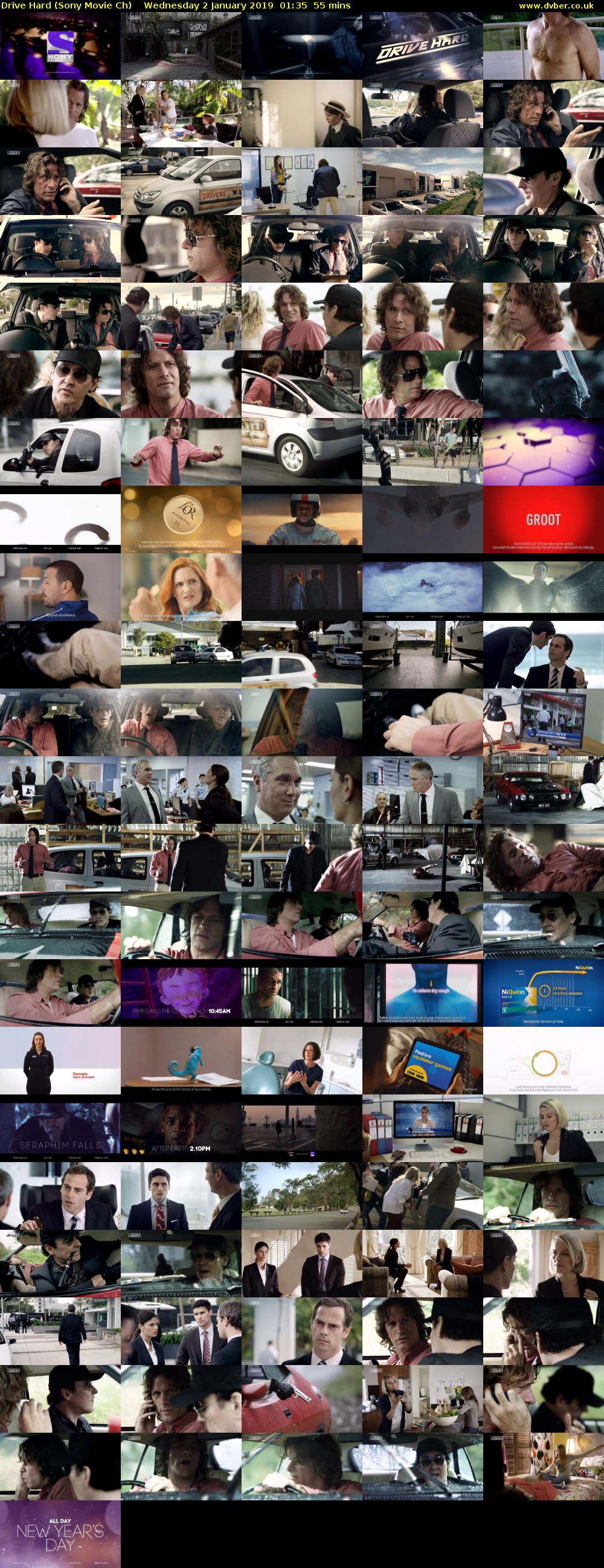 Drive Hard (Sony Movie Ch) Wednesday 2 January 2019 01:35 - 02:30