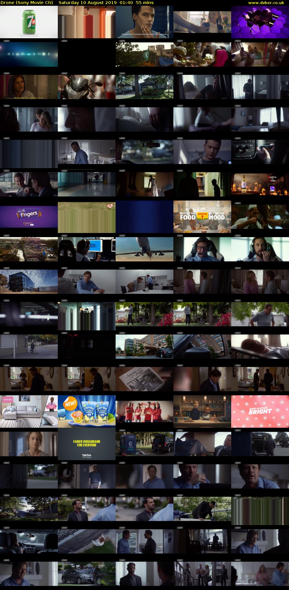 Drone (Sony Movie Ch) Saturday 10 August 2019 01:40 - 02:35