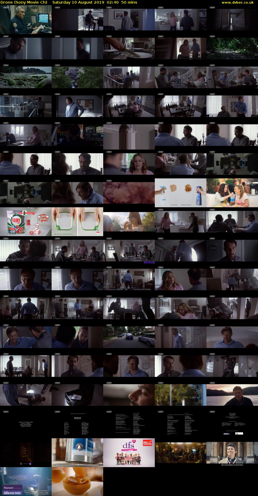 Drone (Sony Movie Ch) Saturday 10 August 2019 02:40 - 03:30
