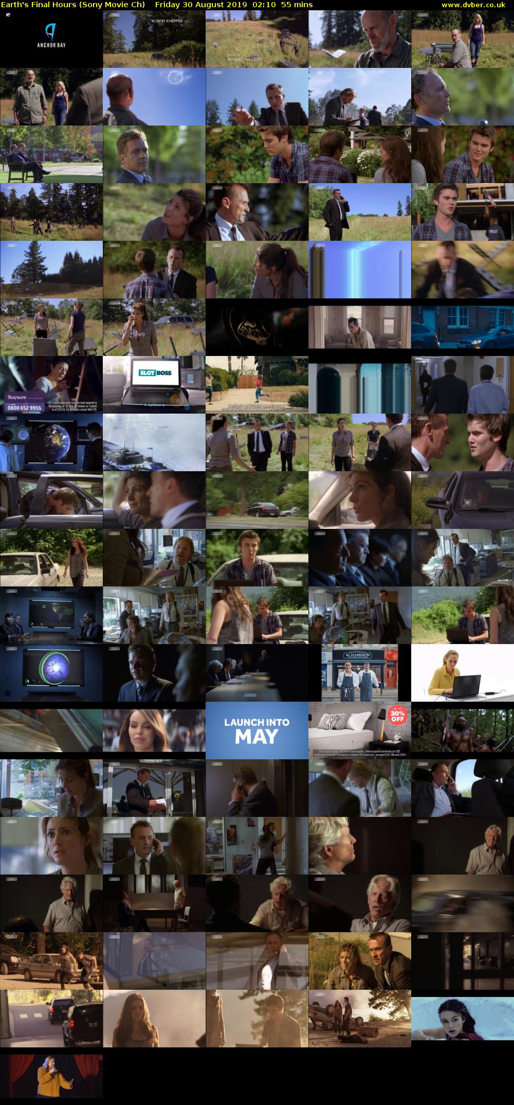 Earth's Final Hours (Sony Movie Ch) Friday 30 August 2019 02:10 - 03:05