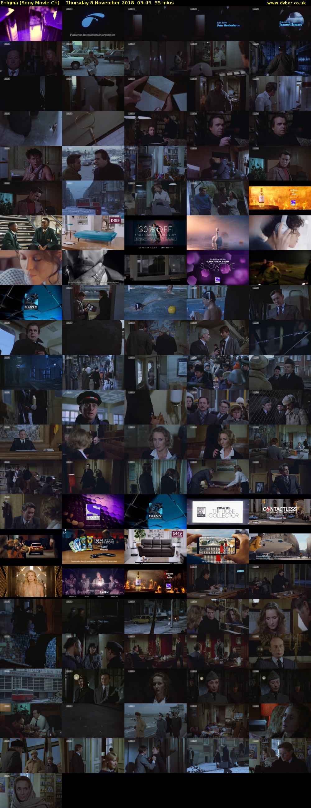 Enigma (Sony Movie Ch) Thursday 8 November 2018 03:45 - 04:40