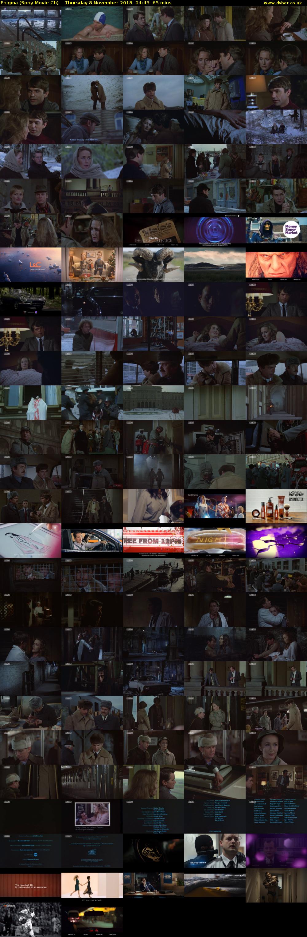 Enigma (Sony Movie Ch) Thursday 8 November 2018 04:45 - 05:50