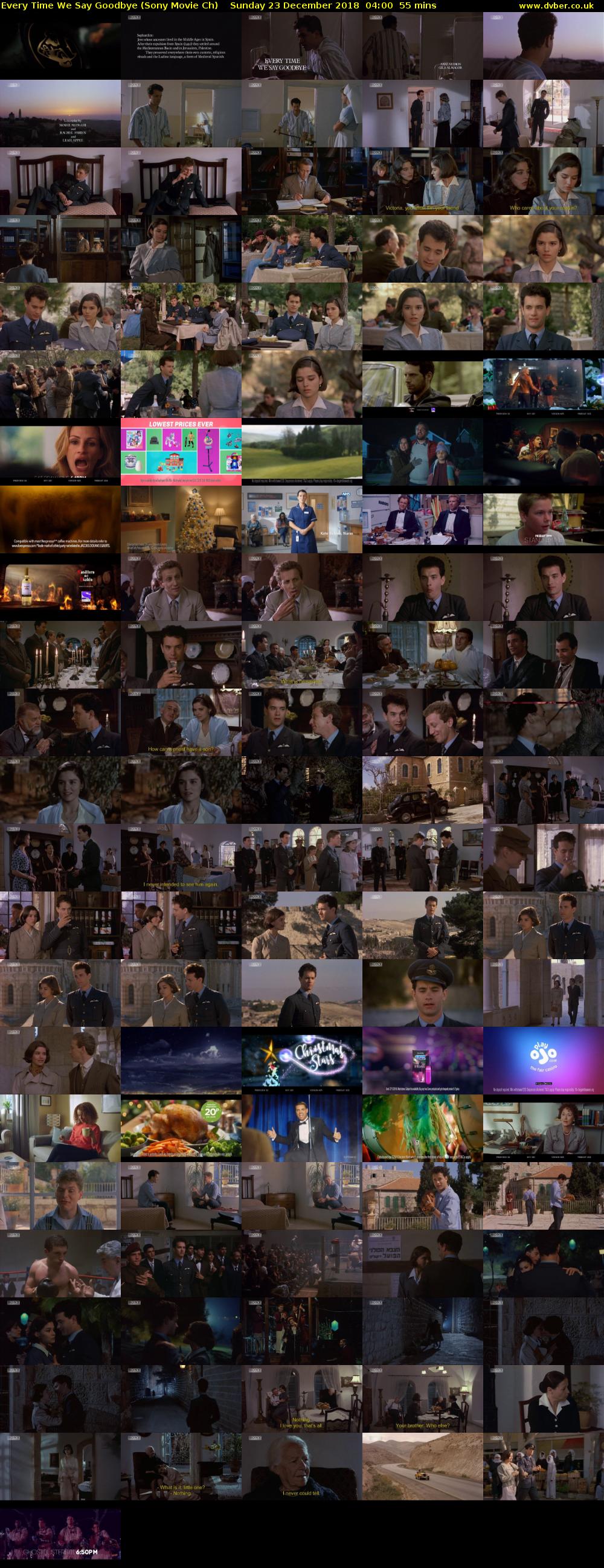 Every Time We Say Goodbye (Sony Movie Ch) Sunday 23 December 2018 04:00 - 04:55