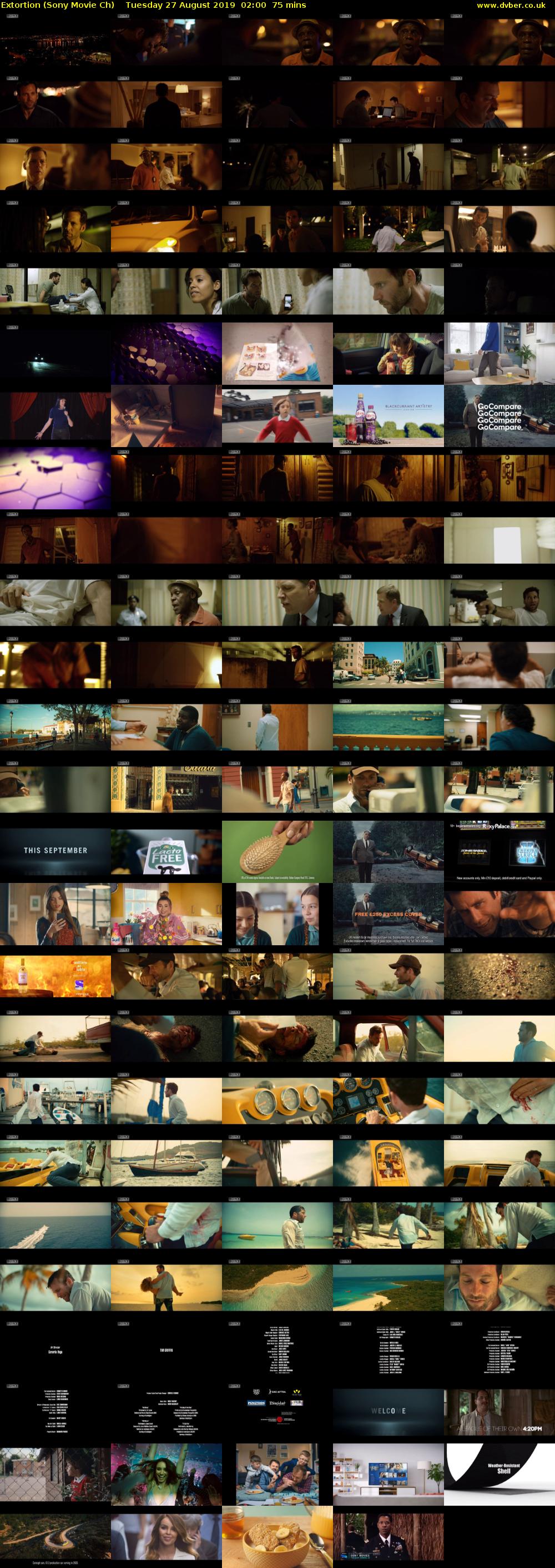 Extortion (Sony Movie Ch) Tuesday 27 August 2019 02:00 - 03:15