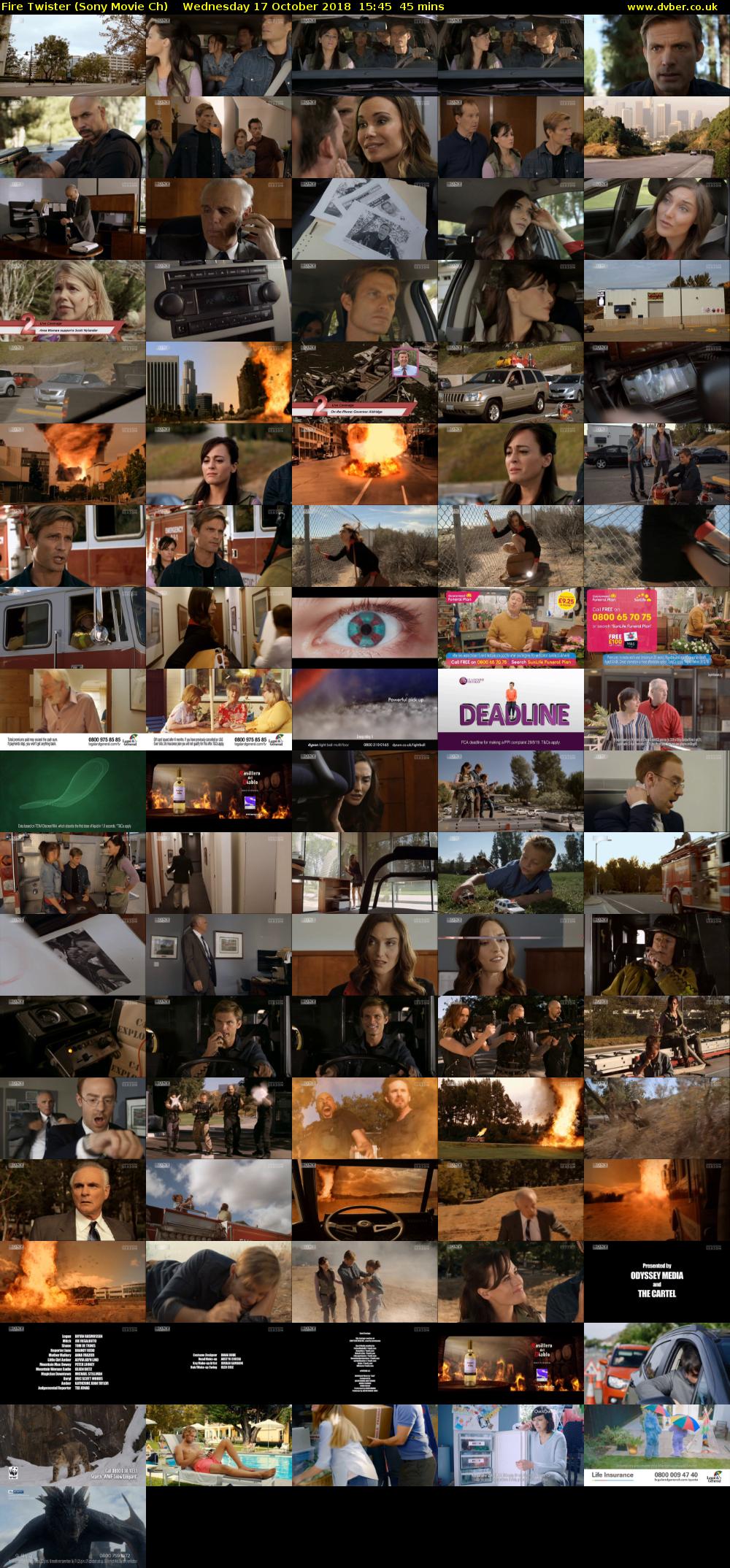 Fire Twister (Sony Movie Ch) Wednesday 17 October 2018 15:45 - 16:30