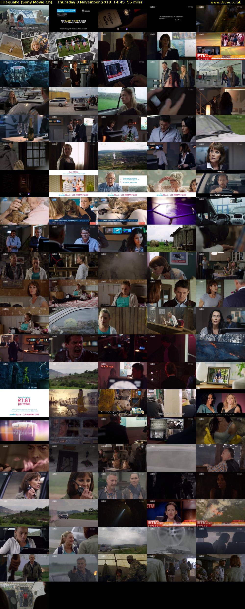 Firequake (Sony Movie Ch) Thursday 8 November 2018 14:45 - 15:40