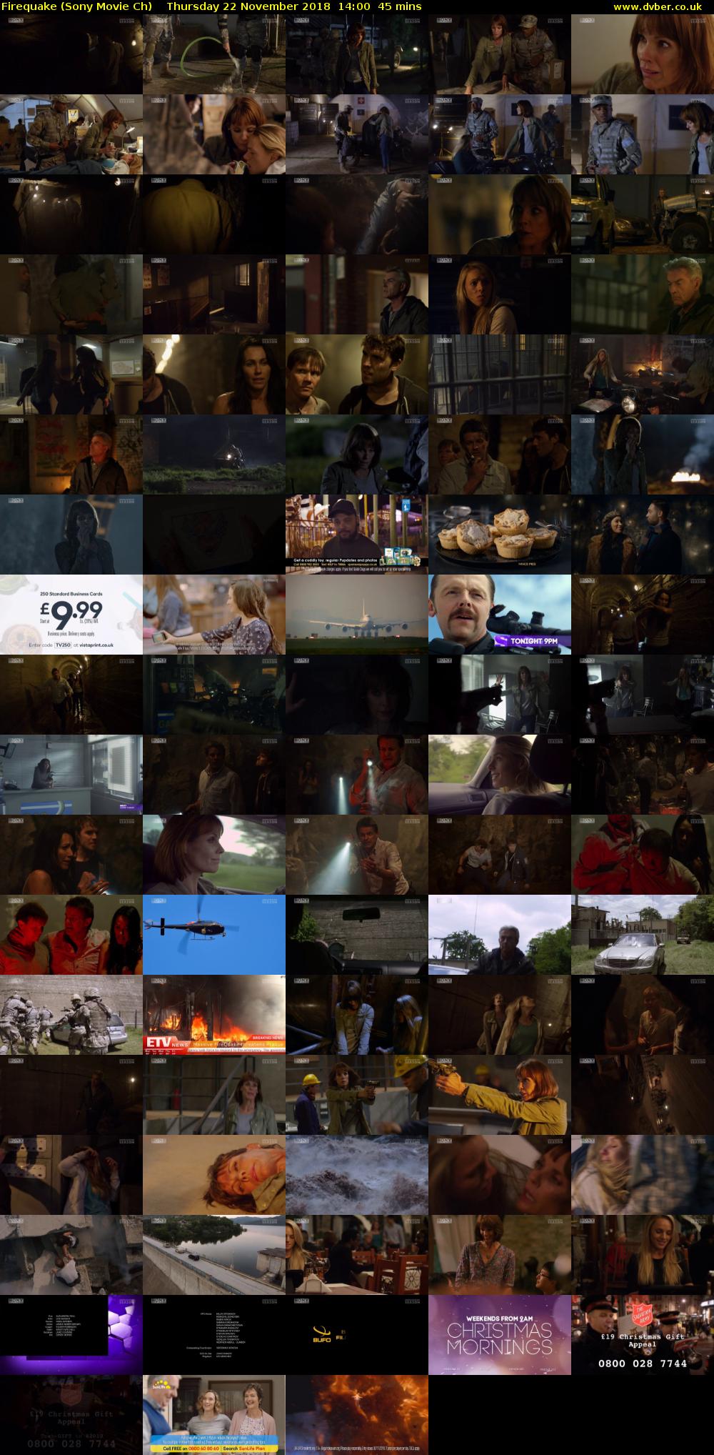 Firequake (Sony Movie Ch) Thursday 22 November 2018 14:00 - 14:45