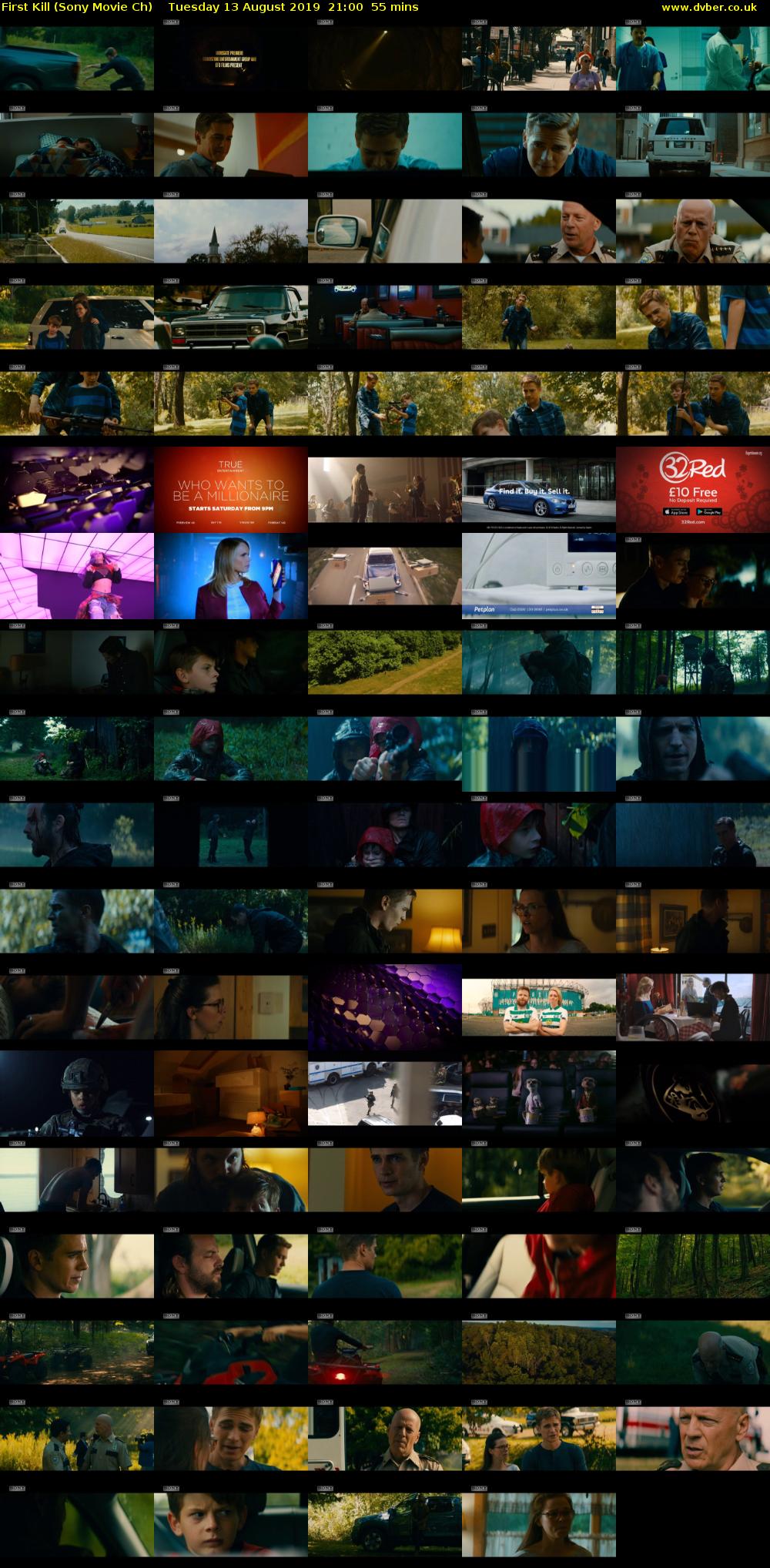 First Kill (Sony Movie Ch) Tuesday 13 August 2019 21:00 - 21:55