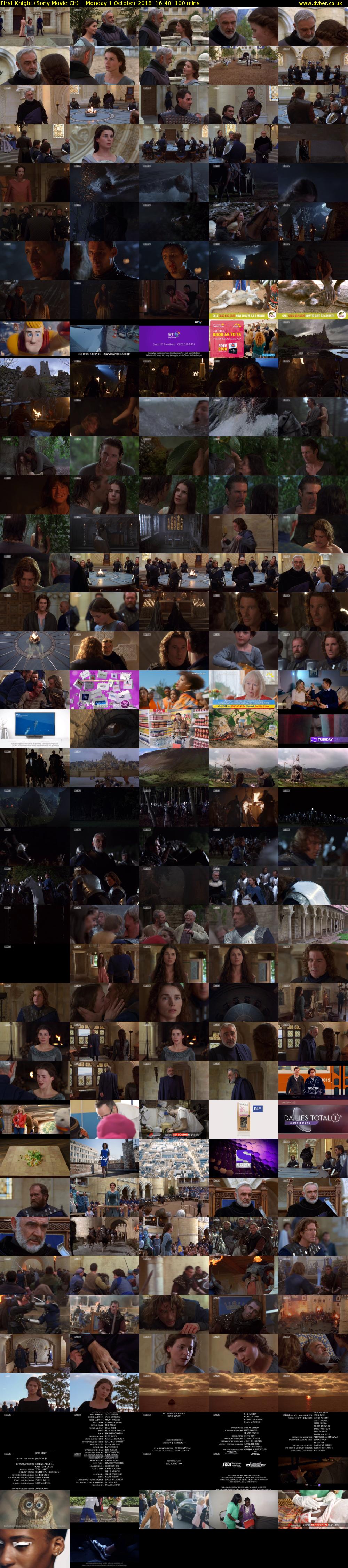 First Knight (Sony Movie Ch) Monday 1 October 2018 16:40 - 18:20
