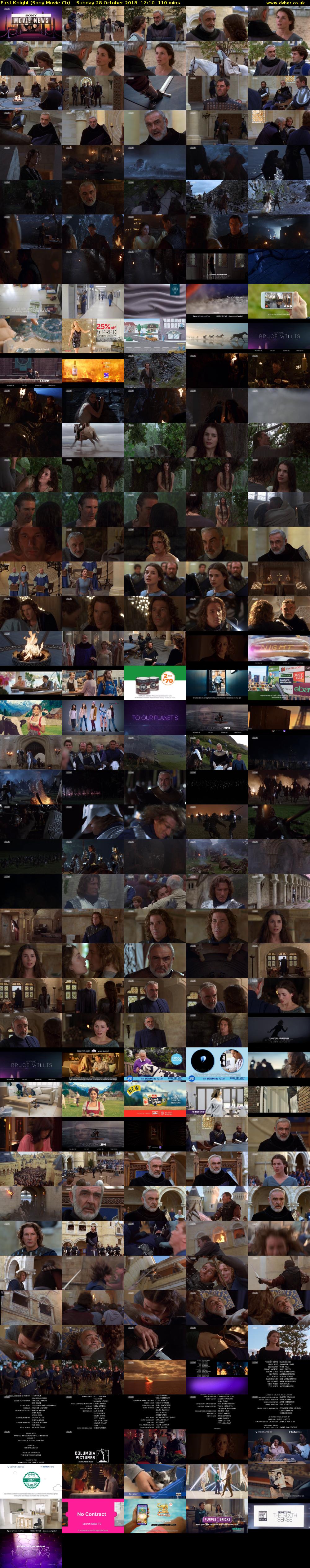 First Knight (Sony Movie Ch) Sunday 28 October 2018 12:10 - 14:00