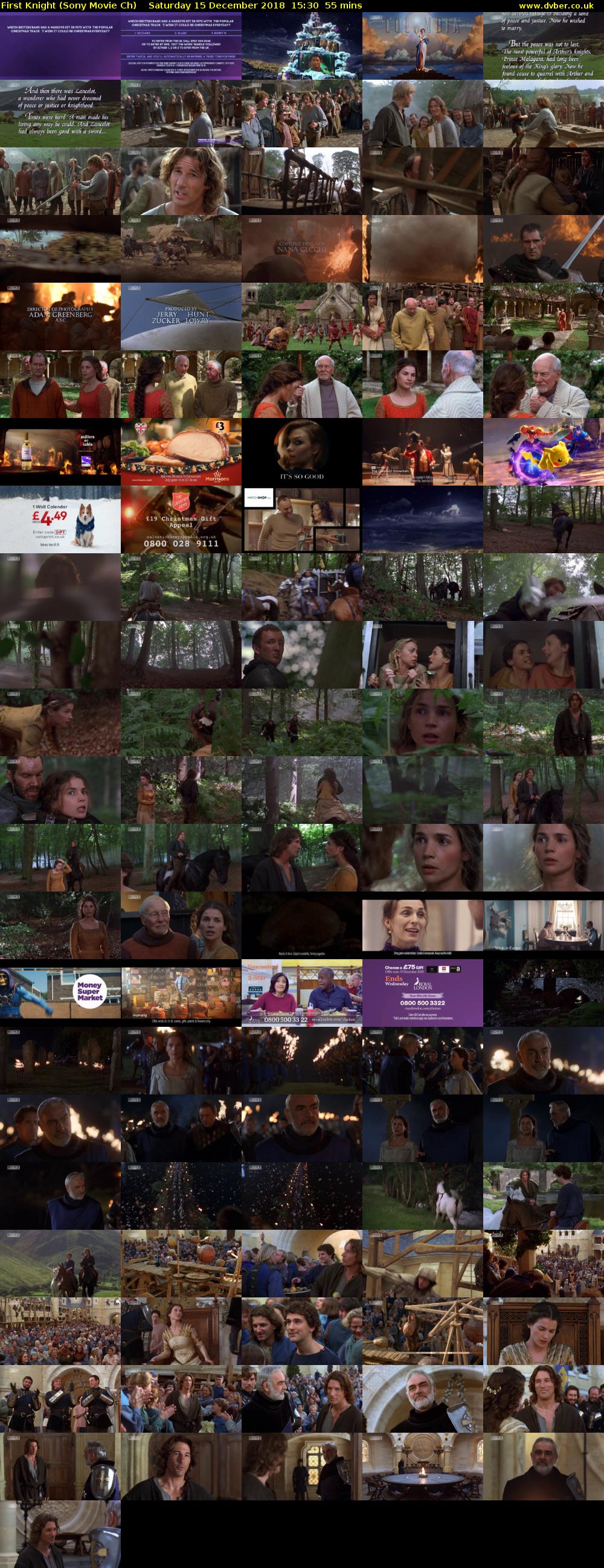 First Knight (Sony Movie Ch) Saturday 15 December 2018 15:30 - 16:25