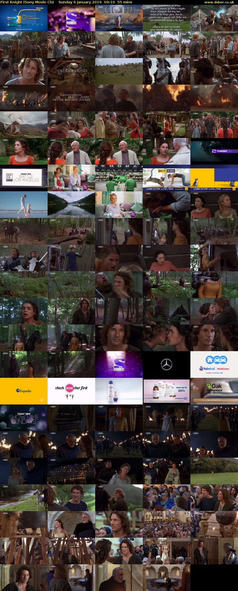 First Knight (Sony Movie Ch) Sunday 6 January 2019 09:10 - 10:05