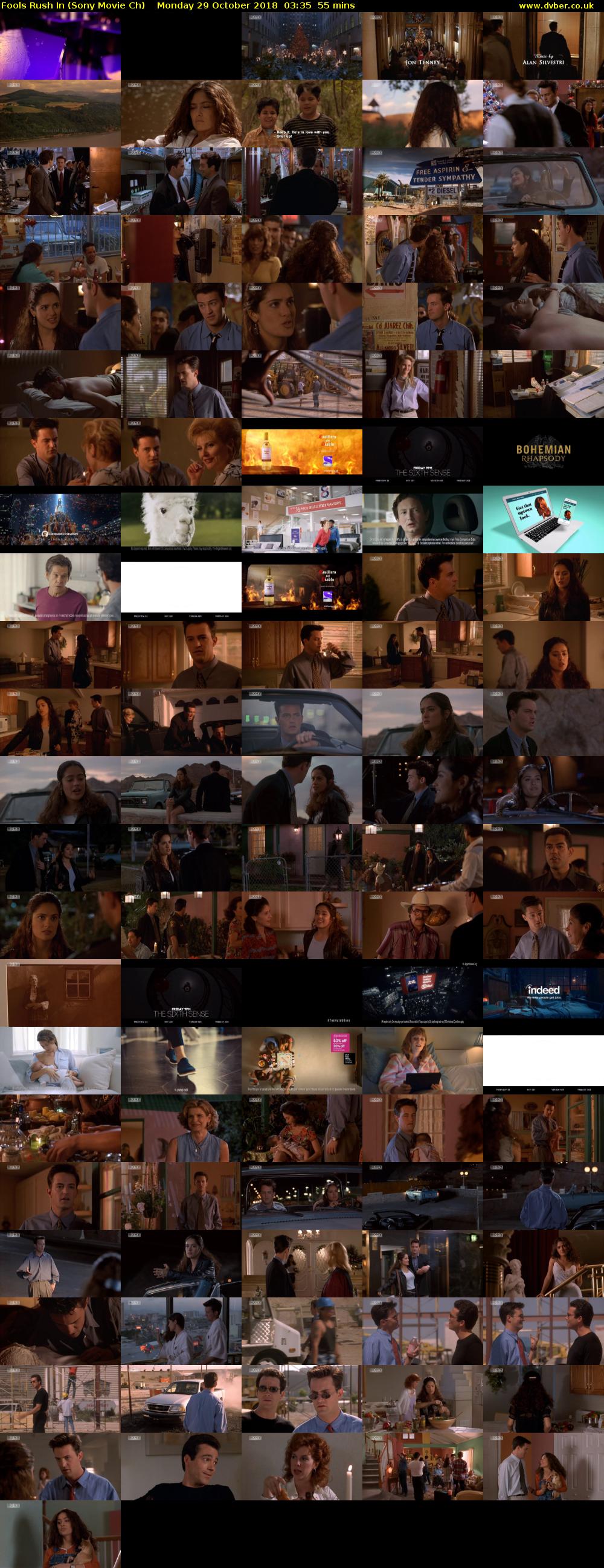 Fools Rush In (Sony Movie Ch) Monday 29 October 2018 03:35 - 04:30