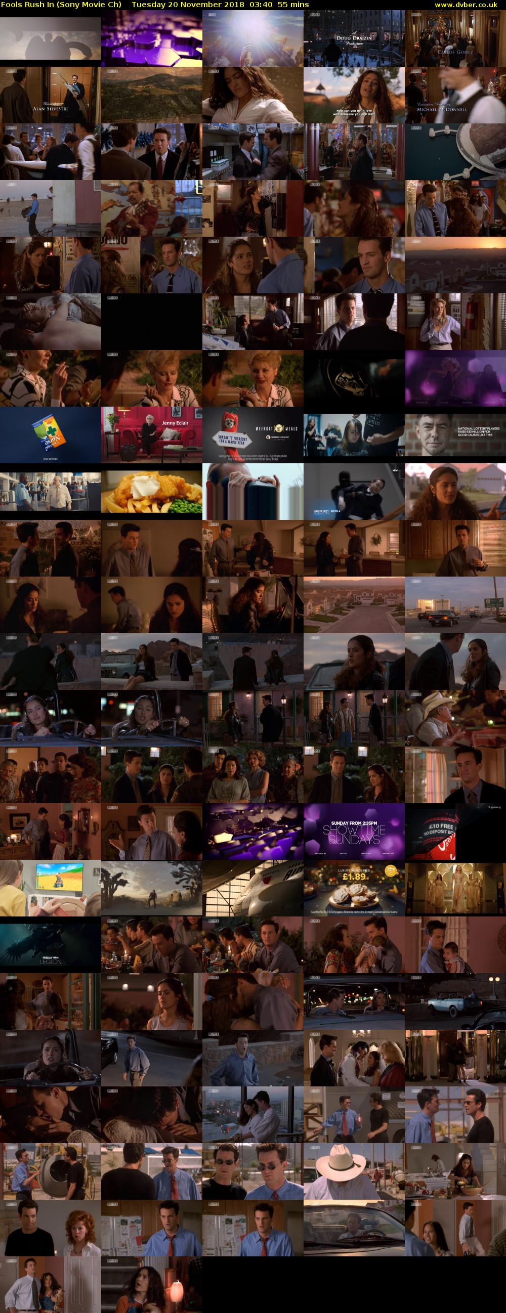 Fools Rush In (Sony Movie Ch) Tuesday 20 November 2018 03:40 - 04:35