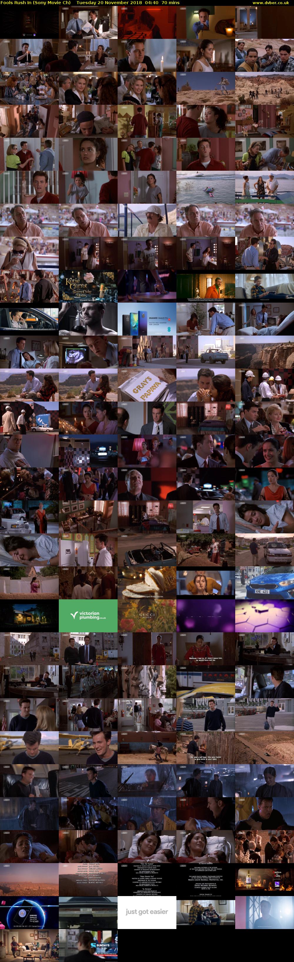 Fools Rush In (Sony Movie Ch) Tuesday 20 November 2018 04:40 - 05:50