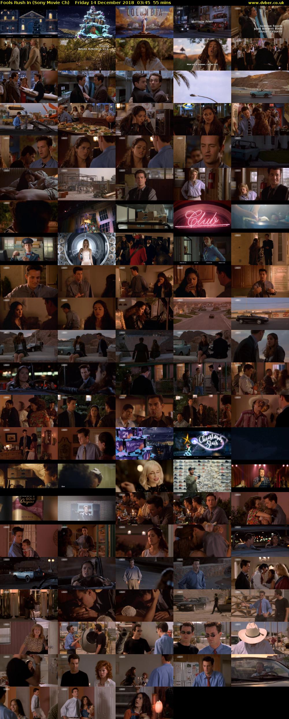 Fools Rush In (Sony Movie Ch) Friday 14 December 2018 03:45 - 04:40