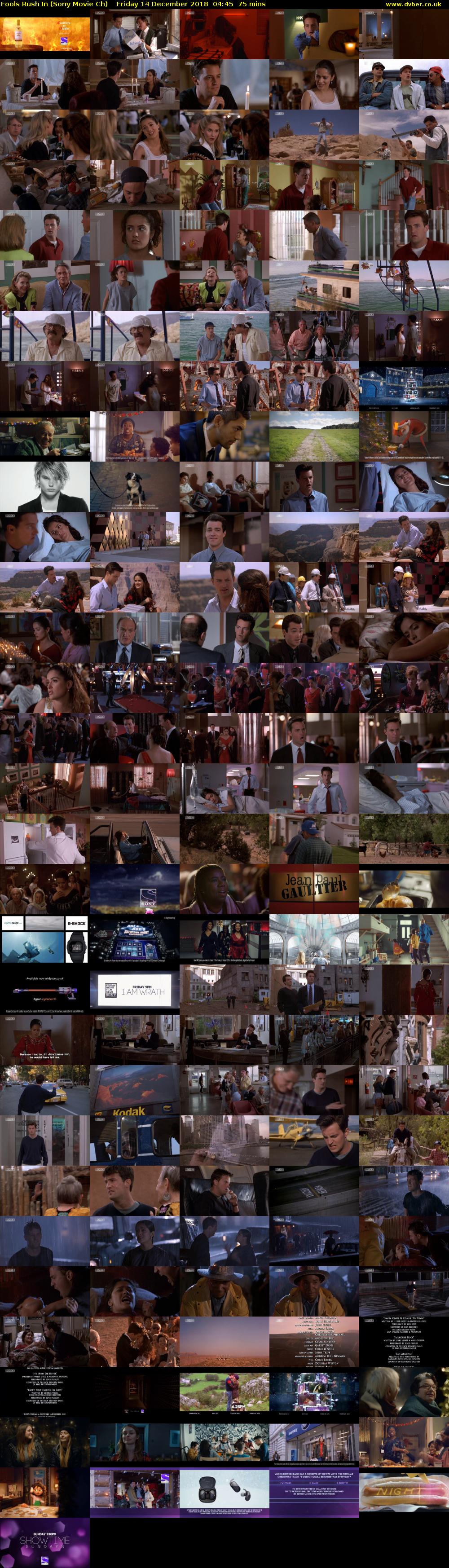 Fools Rush In (Sony Movie Ch) Friday 14 December 2018 04:45 - 06:00