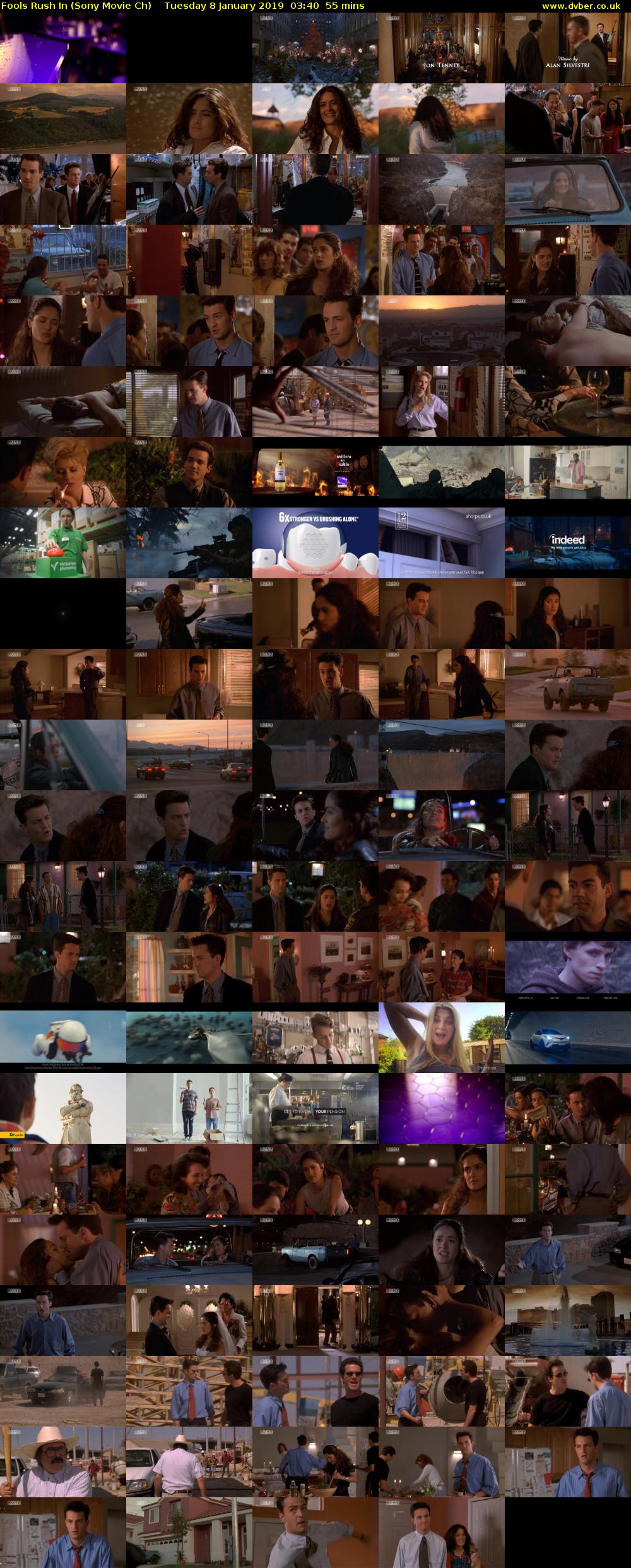 Fools Rush In (Sony Movie Ch) Tuesday 8 January 2019 03:40 - 04:35