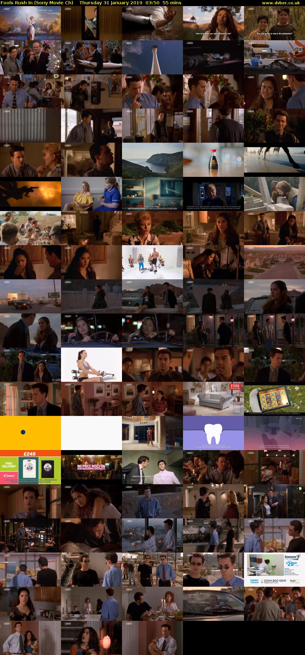 Fools Rush In (Sony Movie Ch) Thursday 31 January 2019 03:50 - 04:45