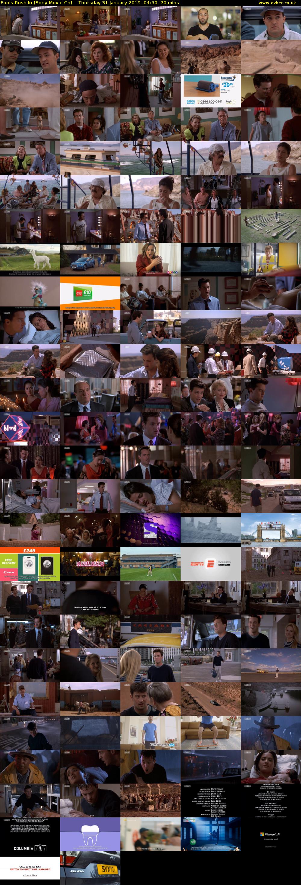 Fools Rush In (Sony Movie Ch) Thursday 31 January 2019 04:50 - 06:00