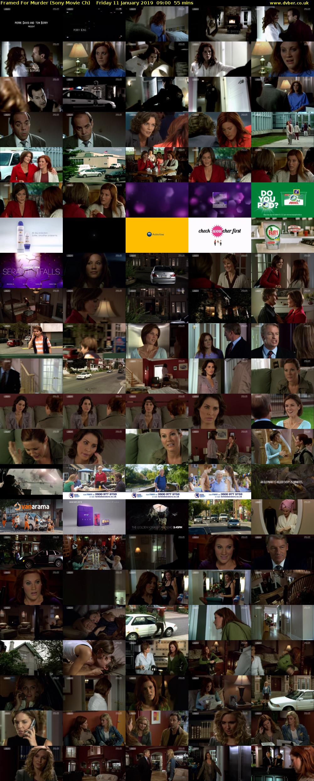 Framed For Murder (Sony Movie Ch) Friday 11 January 2019 09:00 - 09:55