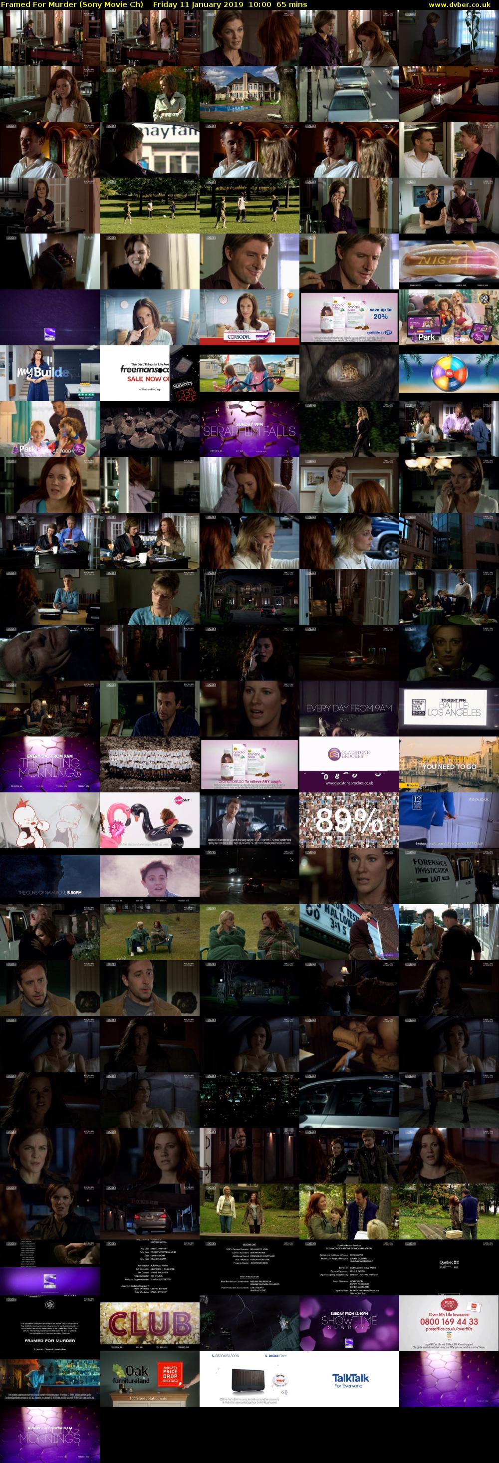 Framed For Murder (Sony Movie Ch) Friday 11 January 2019 10:00 - 11:05