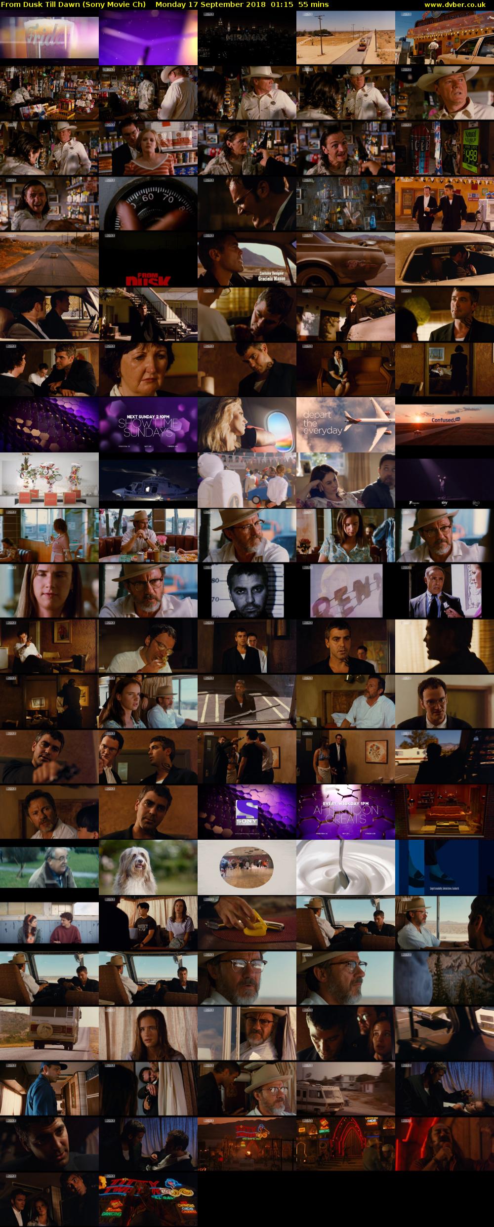 From Dusk Till Dawn (Sony Movie Ch) Monday 17 September 2018 01:15 - 02:10