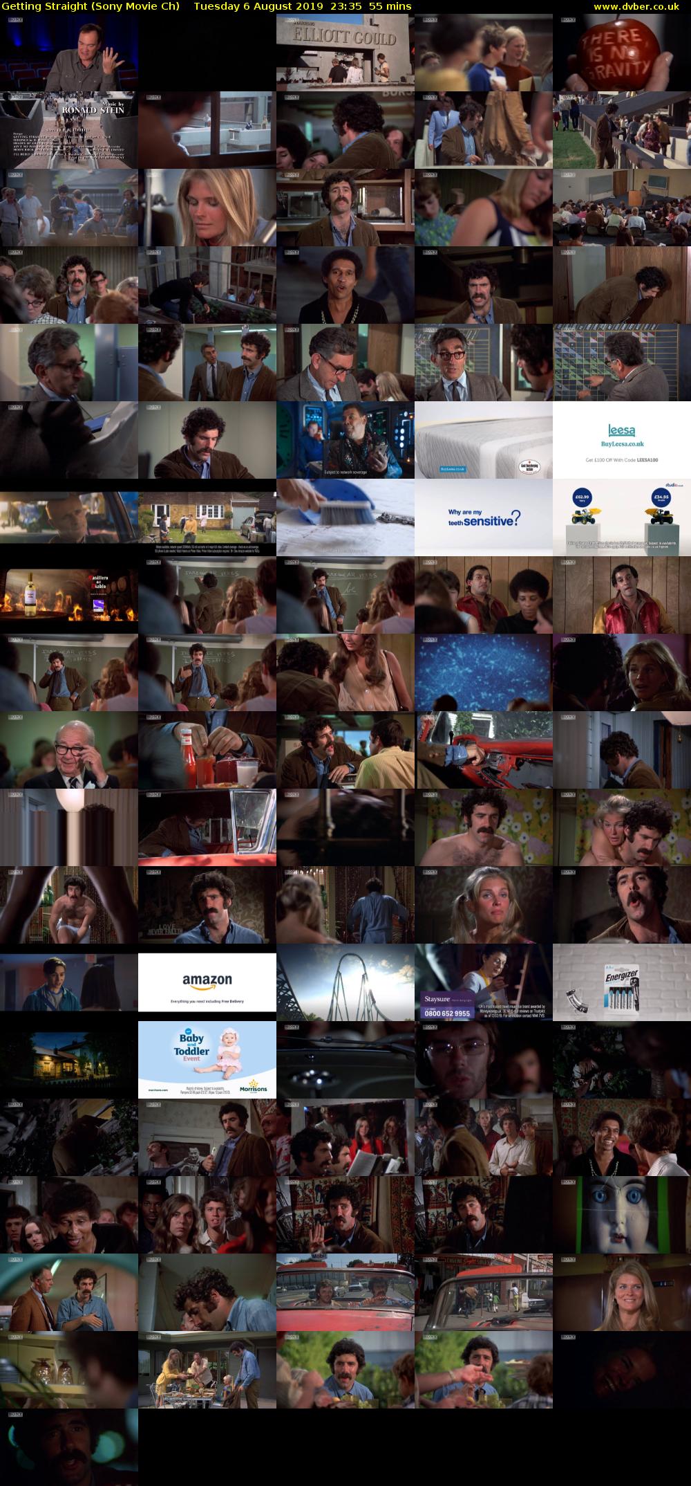 Getting Straight (Sony Movie Ch) Tuesday 6 August 2019 23:35 - 00:30