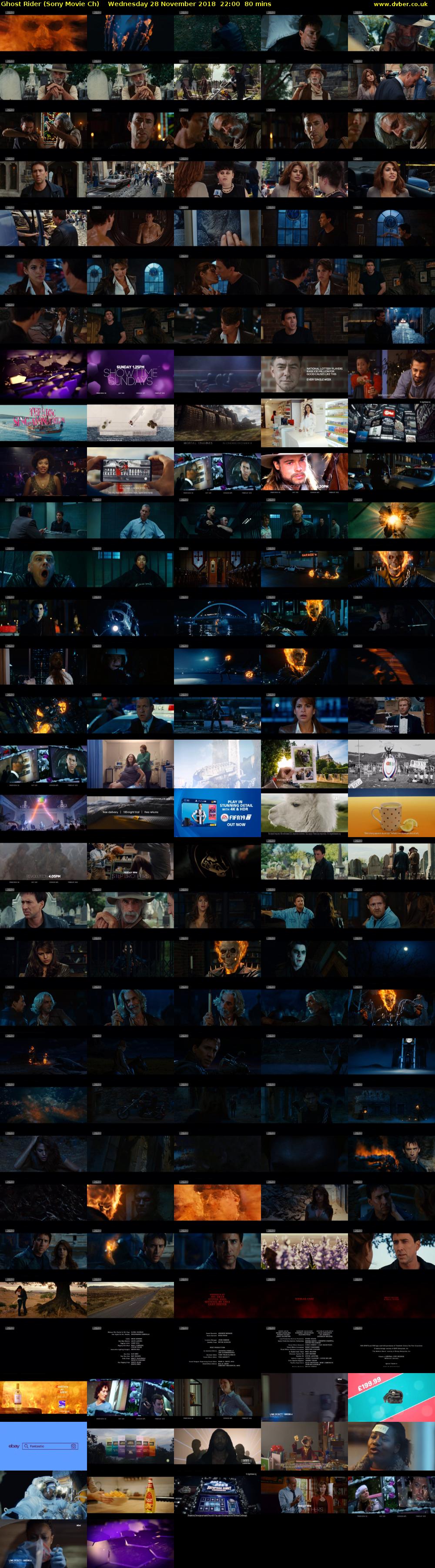 Ghost Rider (Sony Movie Ch) Wednesday 28 November 2018 22:00 - 23:20