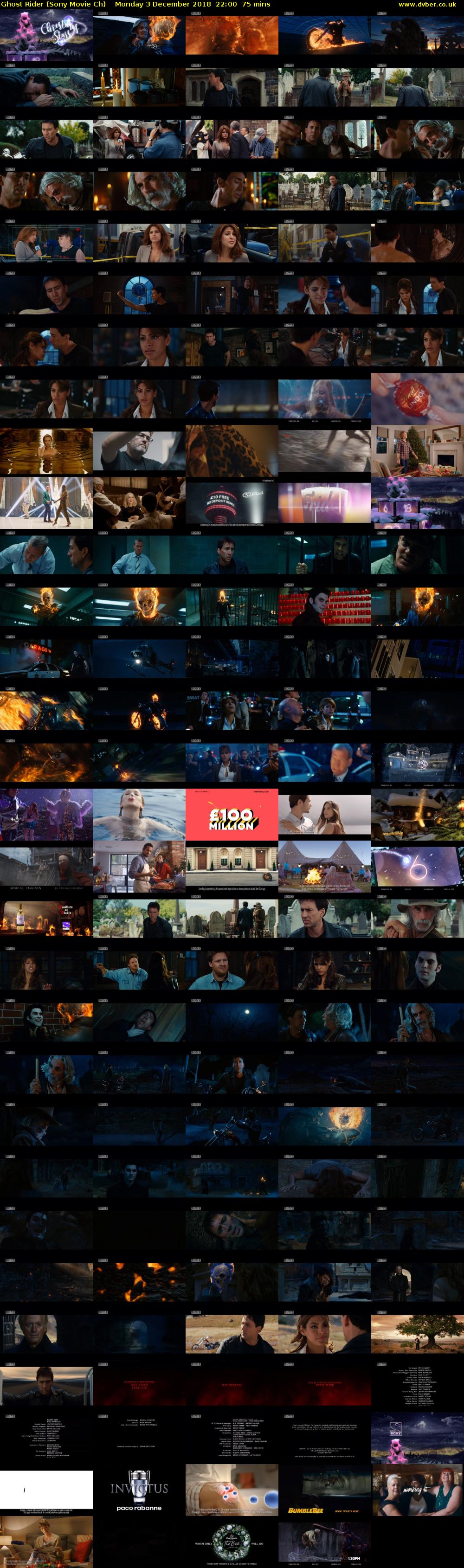 Ghost Rider (Sony Movie Ch) Monday 3 December 2018 22:00 - 23:15