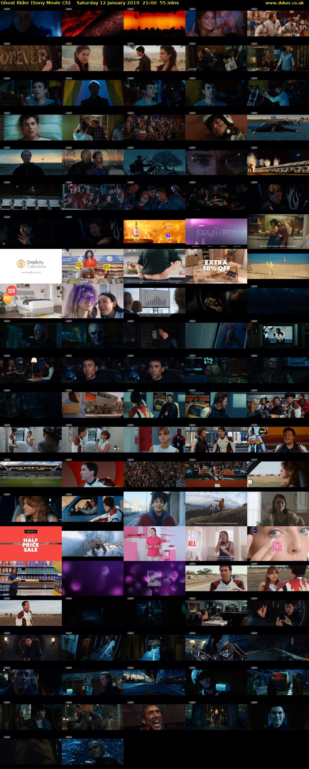 Ghost Rider (Sony Movie Ch) Saturday 12 January 2019 21:00 - 21:55