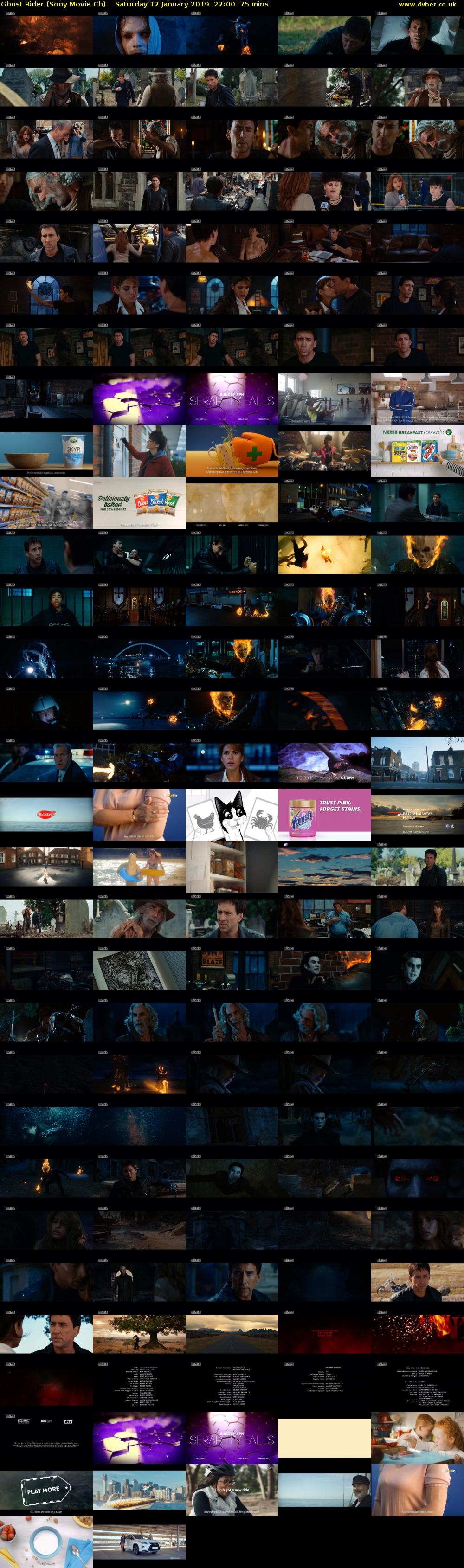 Ghost Rider (Sony Movie Ch) Saturday 12 January 2019 22:00 - 23:15