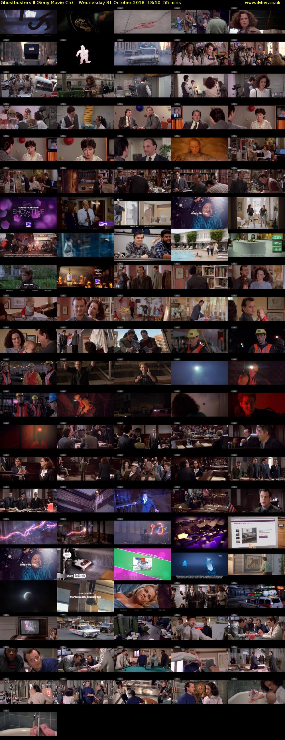 Ghostbusters II (Sony Movie Ch) Wednesday 31 October 2018 18:50 - 19:45