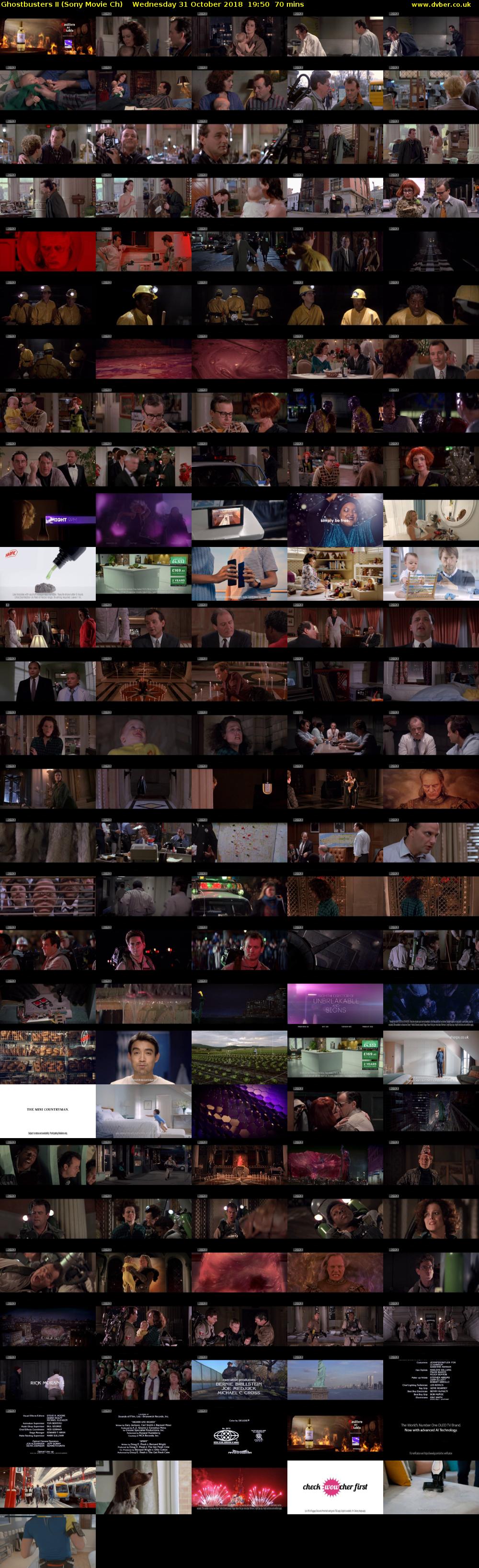 Ghostbusters II (Sony Movie Ch) Wednesday 31 October 2018 19:50 - 21:00