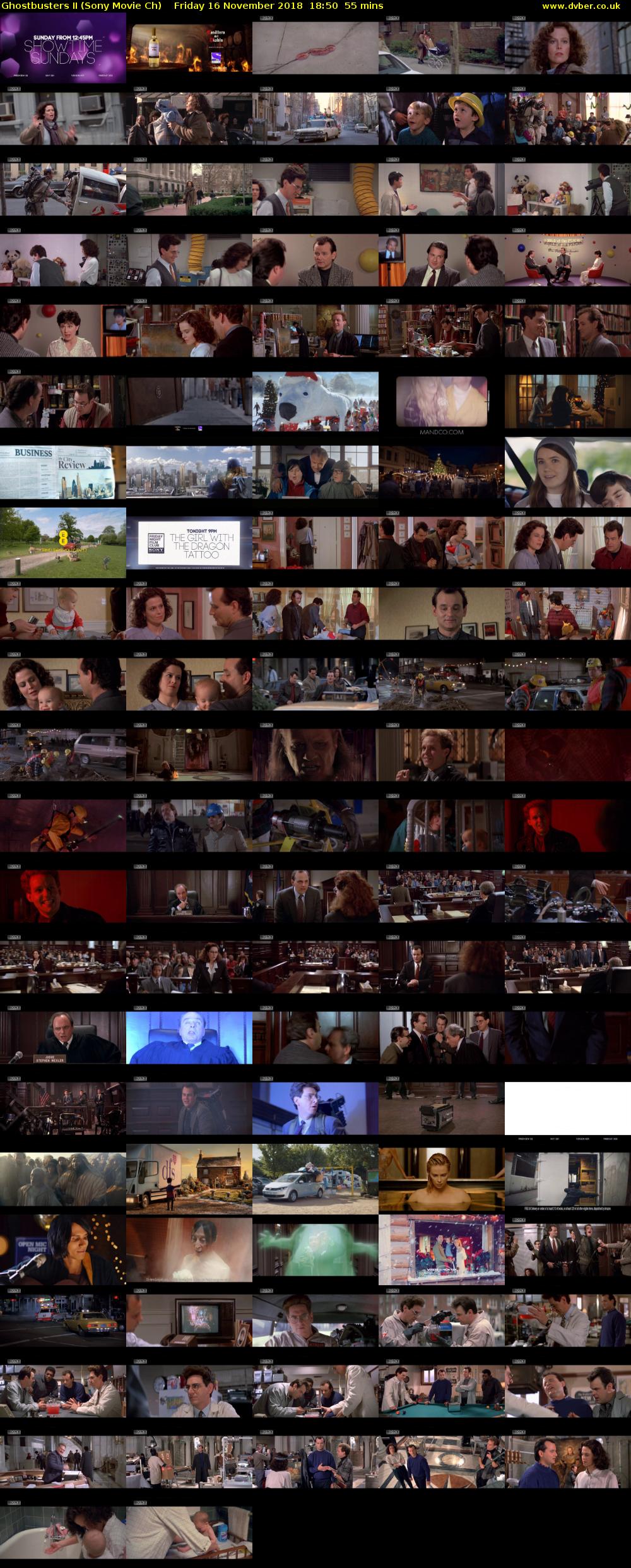 Ghostbusters II (Sony Movie Ch) Friday 16 November 2018 18:50 - 19:45