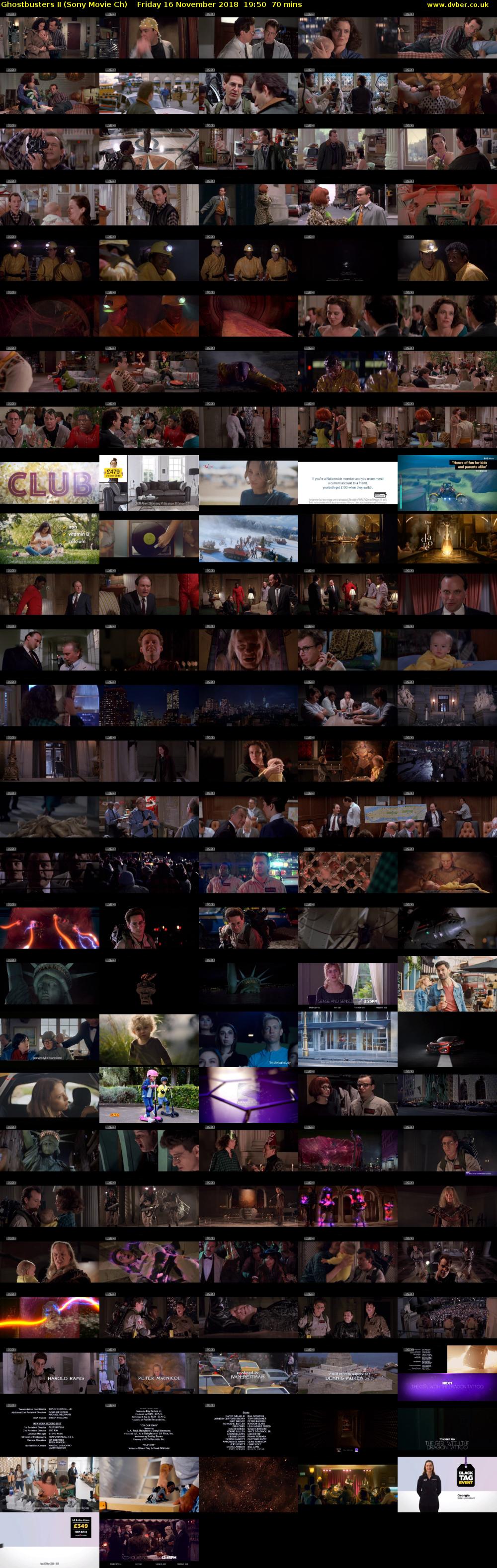 Ghostbusters II (Sony Movie Ch) Friday 16 November 2018 19:50 - 21:00