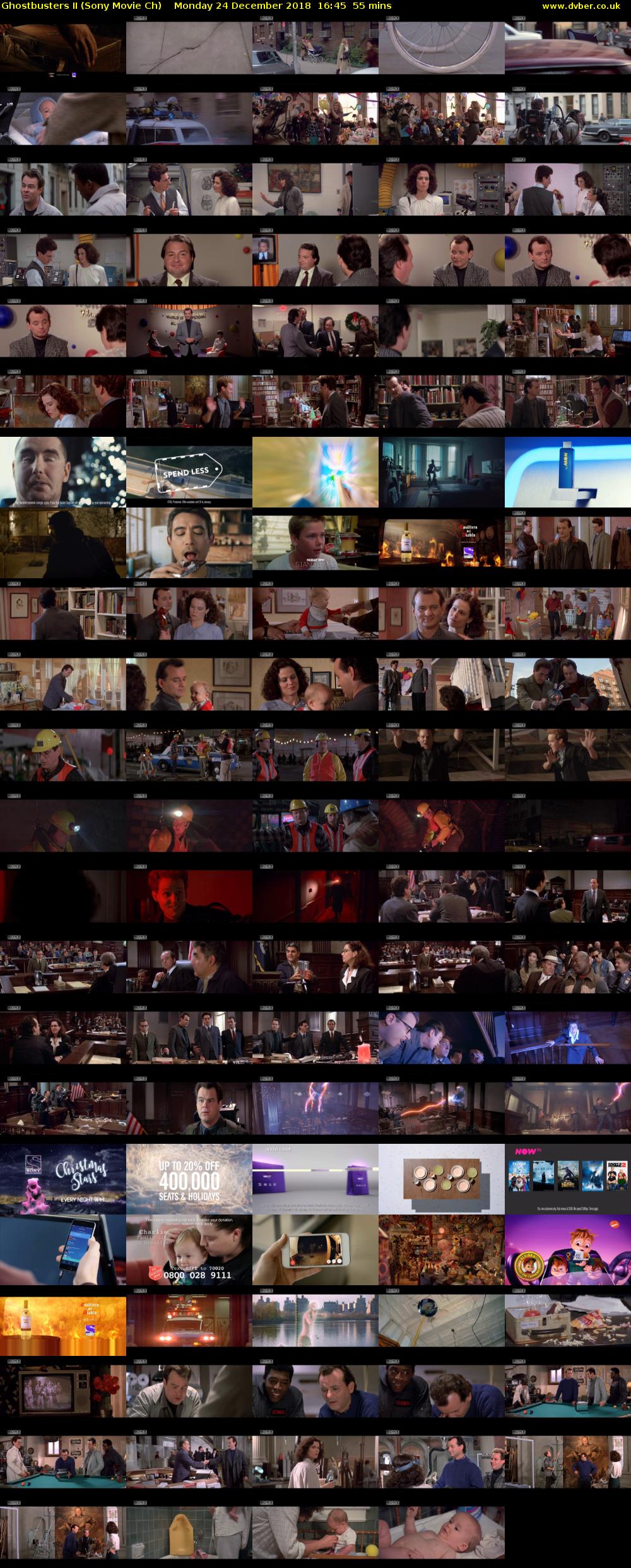 Ghostbusters II (Sony Movie Ch) Monday 24 December 2018 16:45 - 17:40