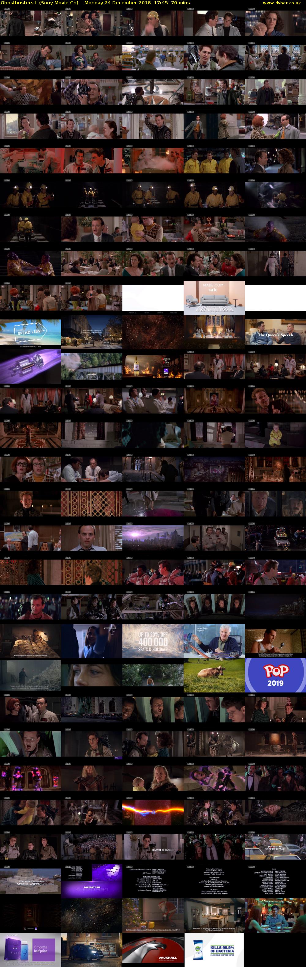 Ghostbusters II (Sony Movie Ch) Monday 24 December 2018 17:45 - 18:55