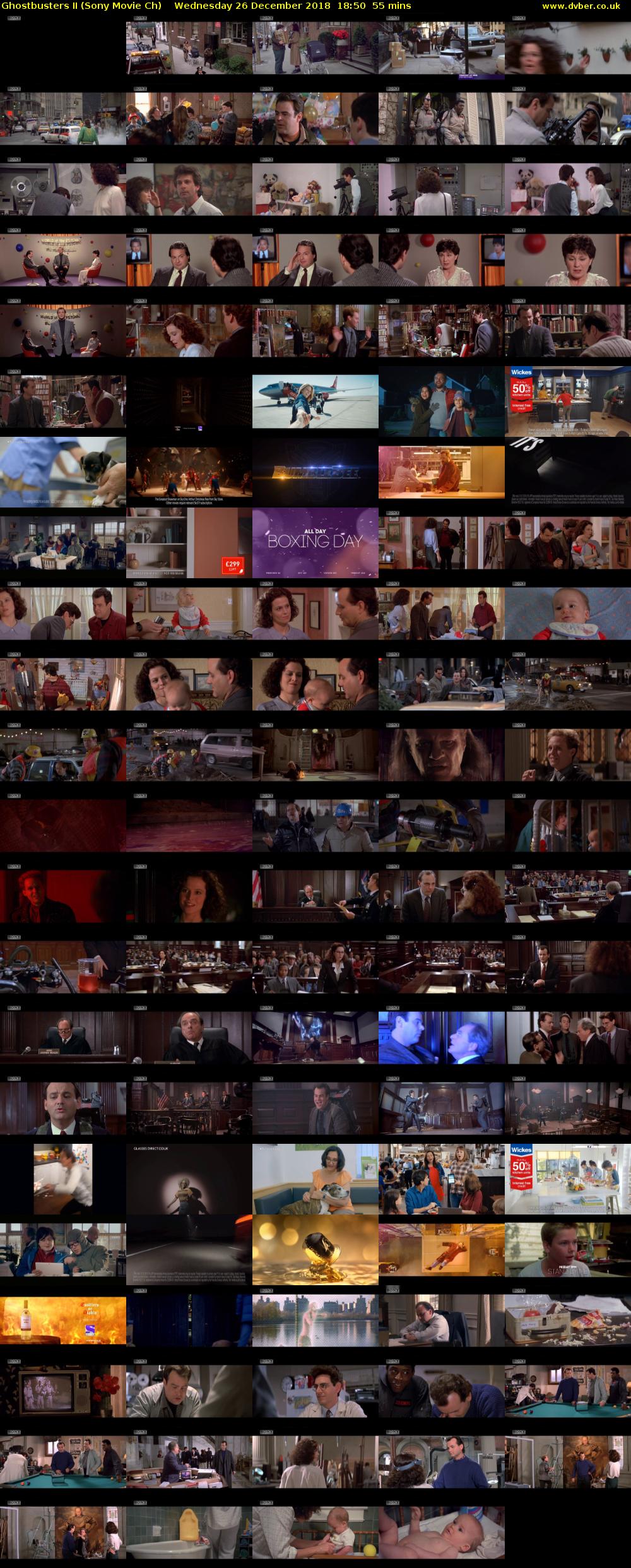 Ghostbusters II (Sony Movie Ch) Wednesday 26 December 2018 18:50 - 19:45