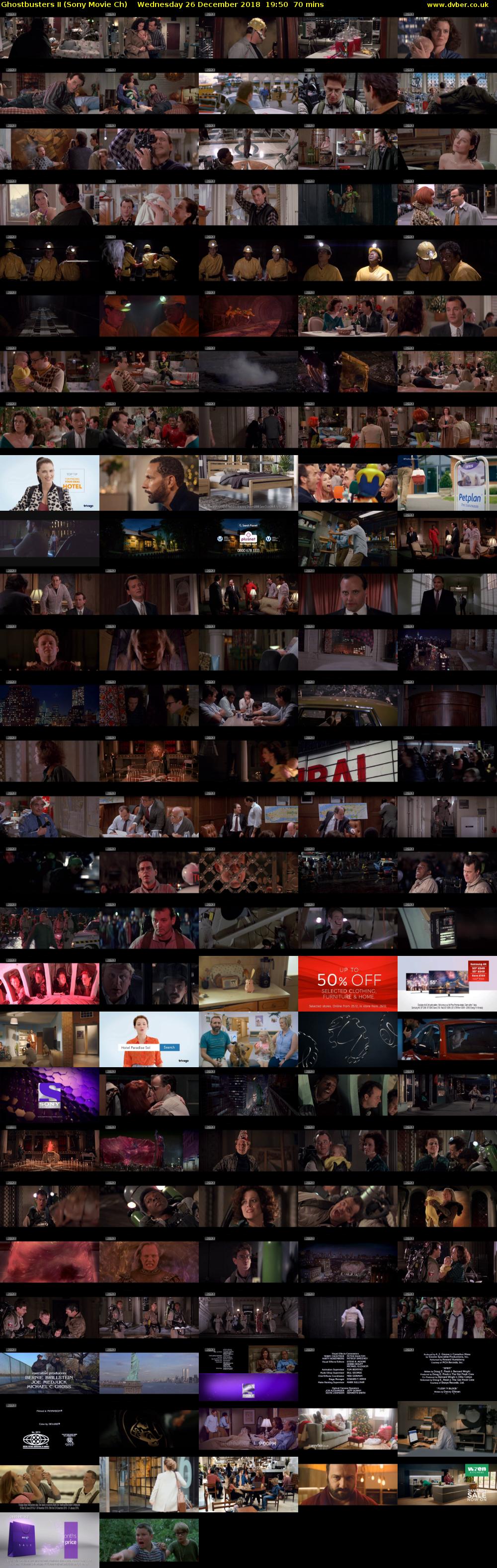 Ghostbusters II (Sony Movie Ch) Wednesday 26 December 2018 19:50 - 21:00