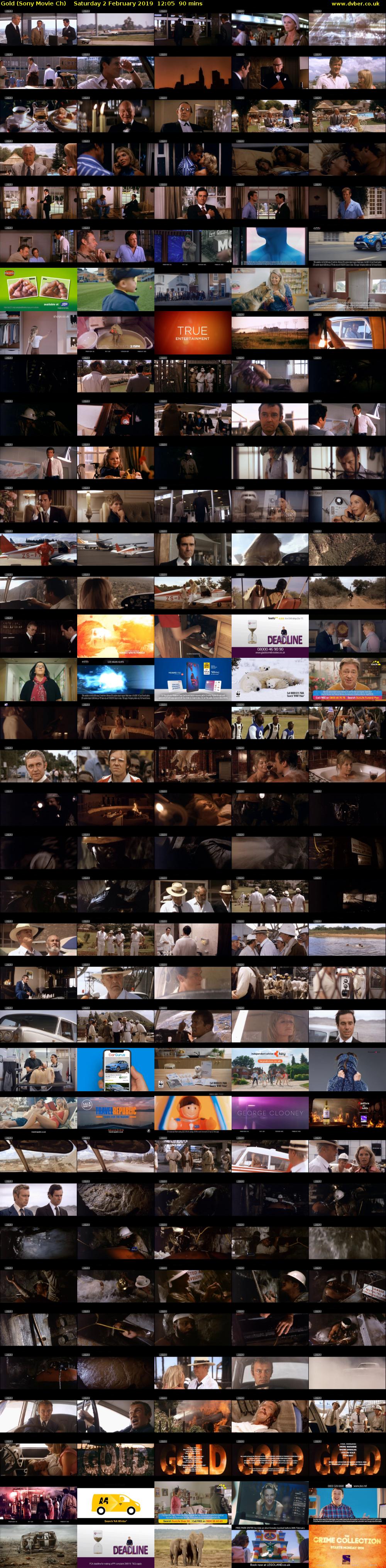 Gold (Sony Movie Ch) Saturday 2 February 2019 12:05 - 13:35