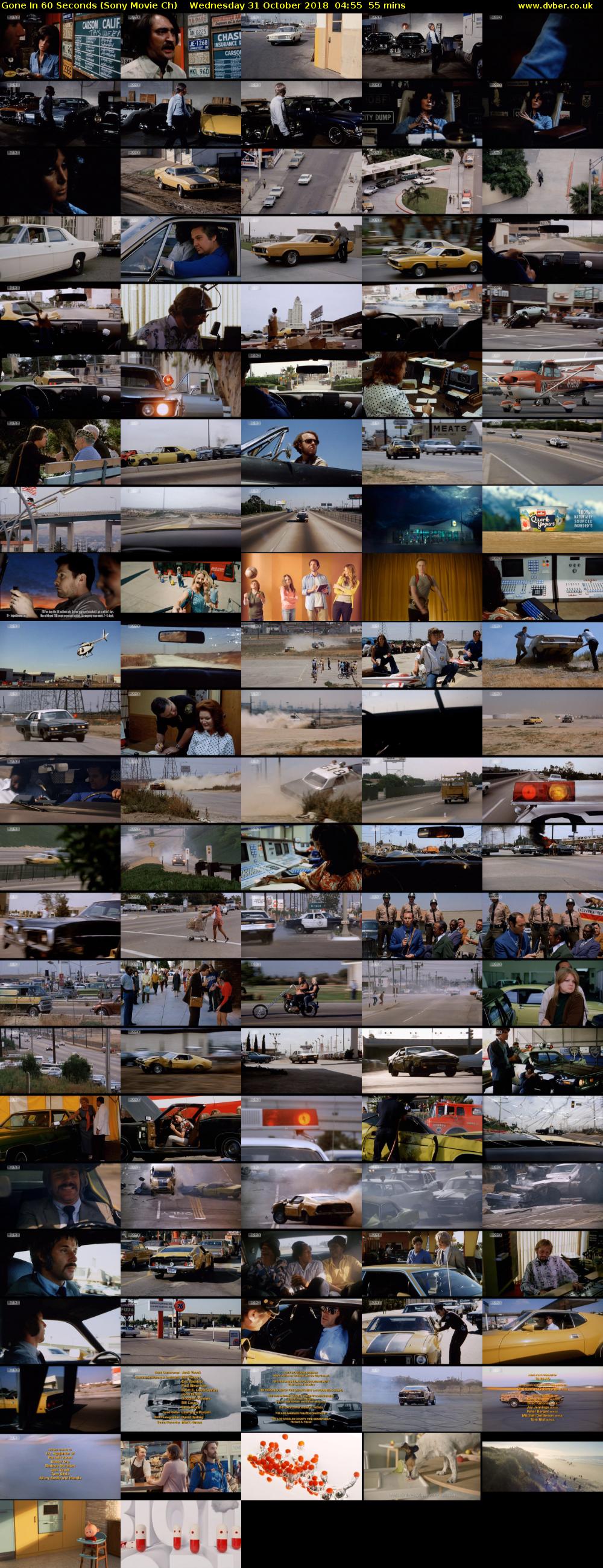 Gone In 60 Seconds (Sony Movie Ch) Wednesday 31 October 2018 04:55 - 05:50