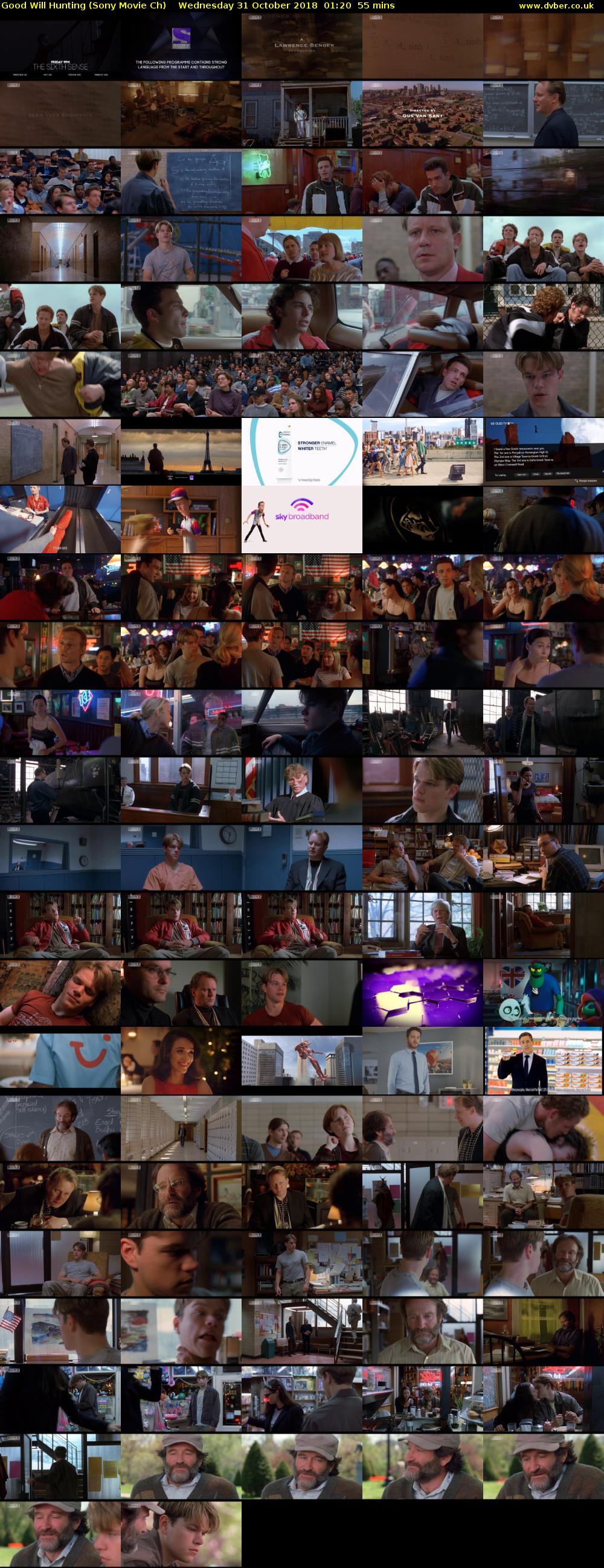 Good Will Hunting (Sony Movie Ch) Wednesday 31 October 2018 01:20 - 02:15