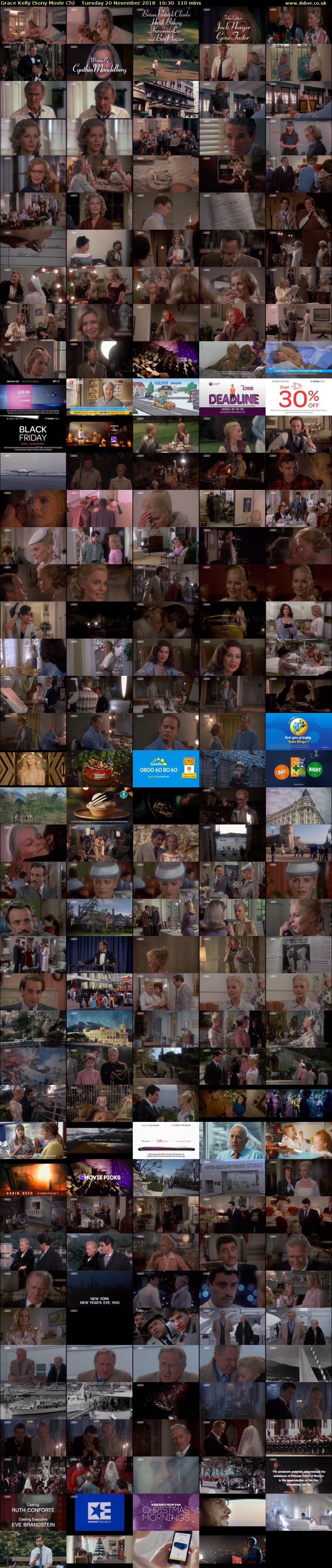 Grace Kelly (Sony Movie Ch) Tuesday 20 November 2018 16:30 - 18:20